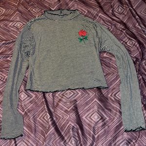 Long Sleeve Crop Top